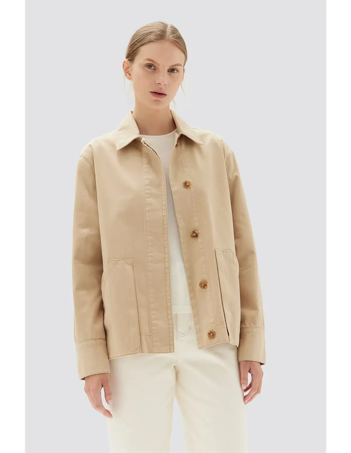 Assembly Label Madison Jacket Light Khaki Size AU 10 - Image 1