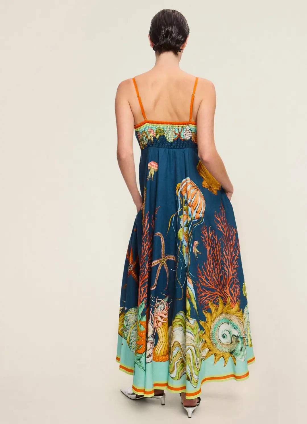 Alemais Dorian Midi Sundress Multi Size 10 for rent on The Volte - main image