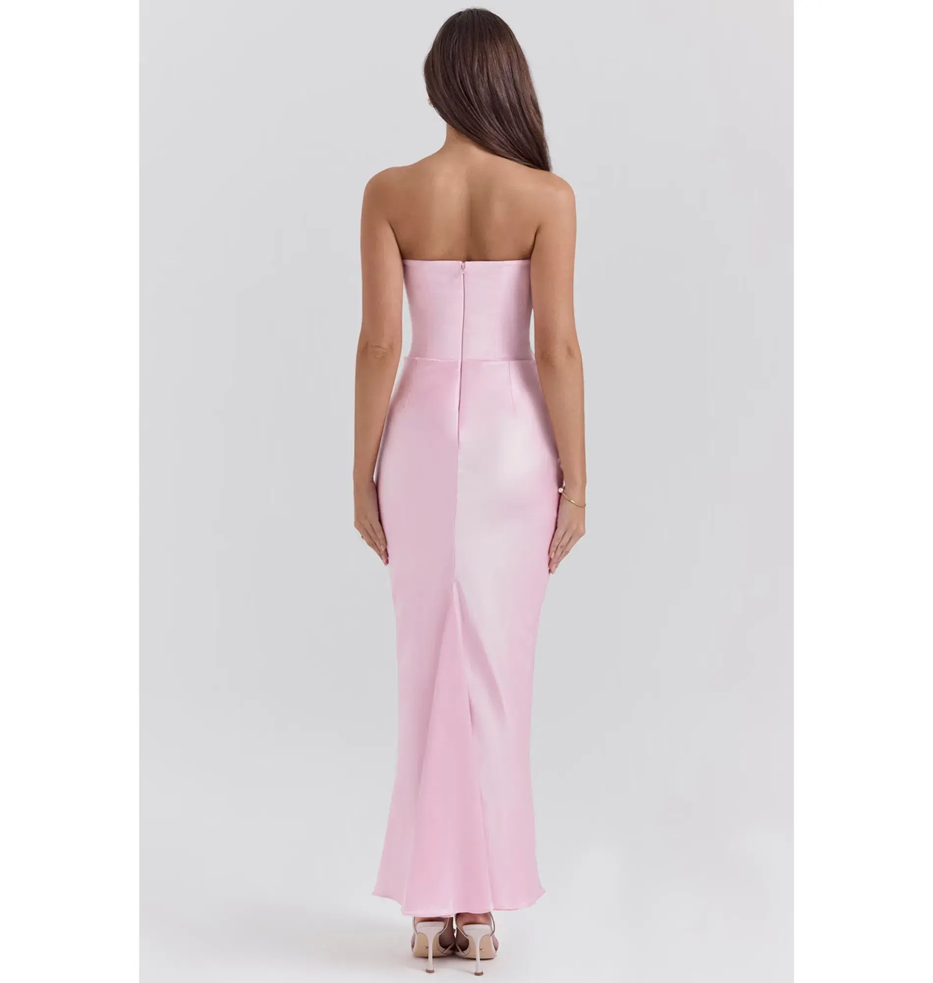 House of CB Persephone Maxi Dress Petite Rose Shadow Size S / AU 8 - Image 2