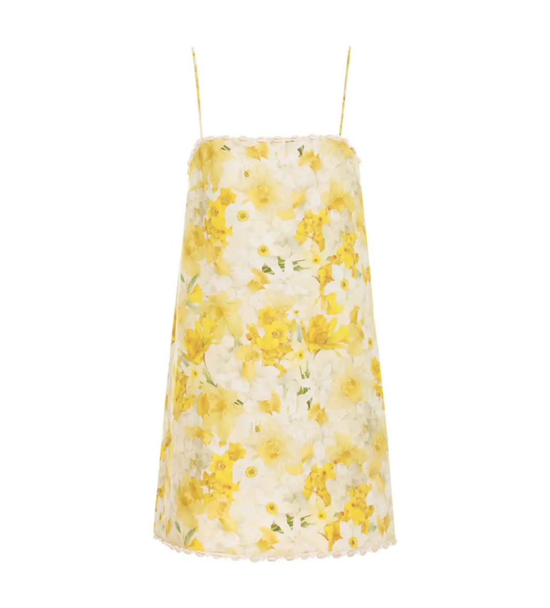 Zimmermann Wonderland Shell Shift Dress in yellow Size 1/ AU 10 for rent on The Volte - main image