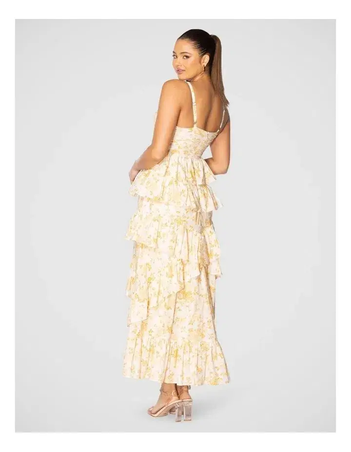Pilgram Odette Maxi Dress Floral Size 18 - Image 3