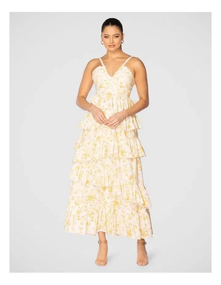 Pilgram Odette Maxi Dress Floral Size 18 - Image 1