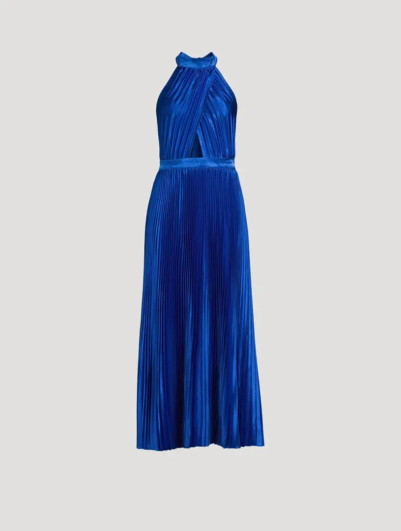 L'idée Renaissance Gown in Moroccan Blue Size 12 - Image 4