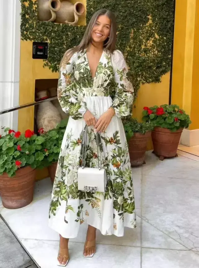 Sheike Garden of Eden Maxi Dress Print Size 16 - Image 2