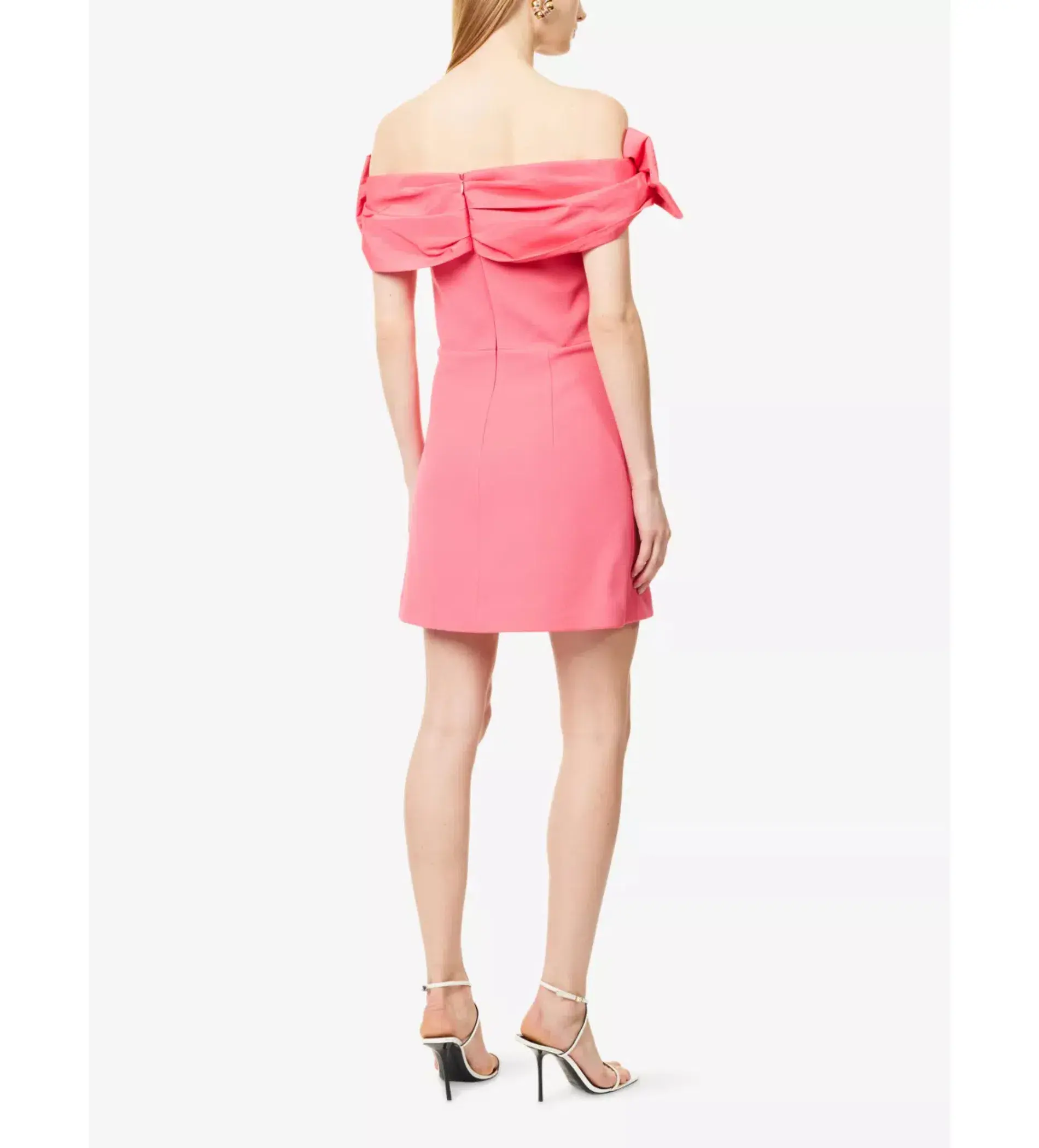 Rebecca Vallance Posey Off the Shoulder Stretch Crepe Mini Dress Size 8 - Image 2