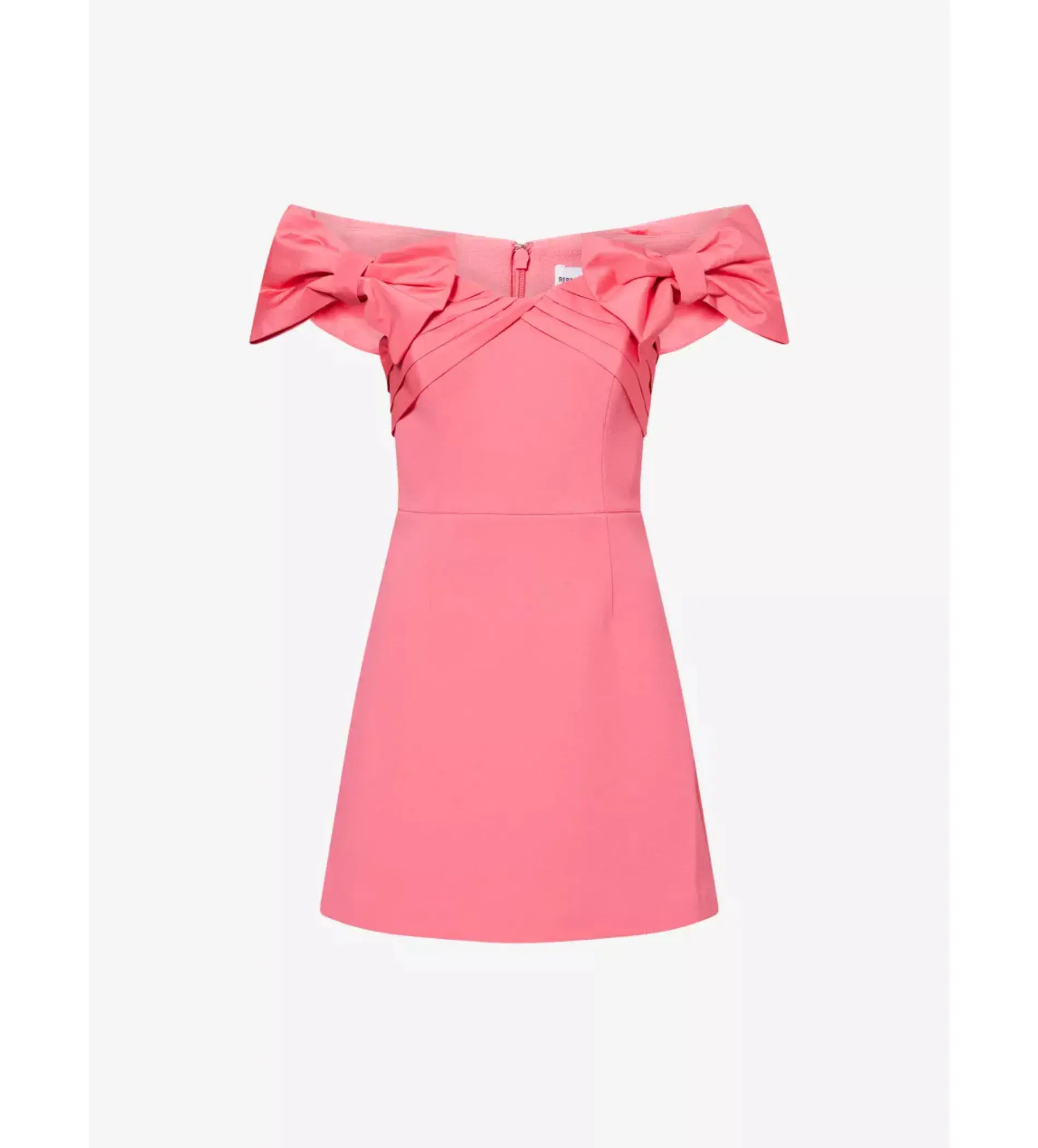 Rebecca Vallance Posey Off the Shoulder Stretch Crepe Mini Dress Size 8 - Image 4