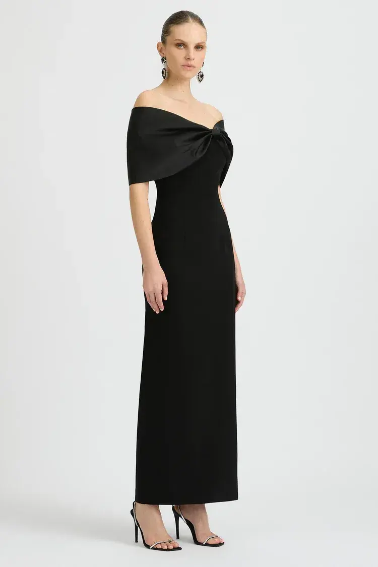 Sonya Moda "Belluno" Midi Dress Black Size 12 - Image 2