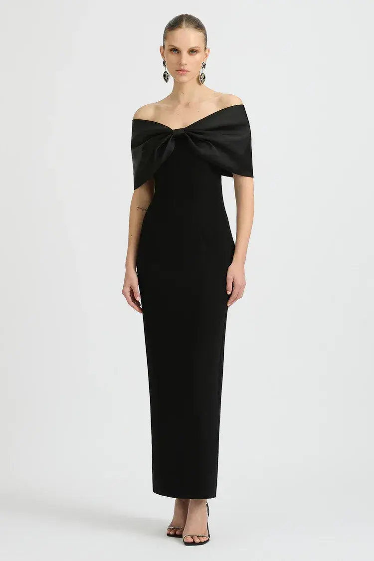 Sonya Moda "Belluno" Midi Dress Black Size 12 - Image 3