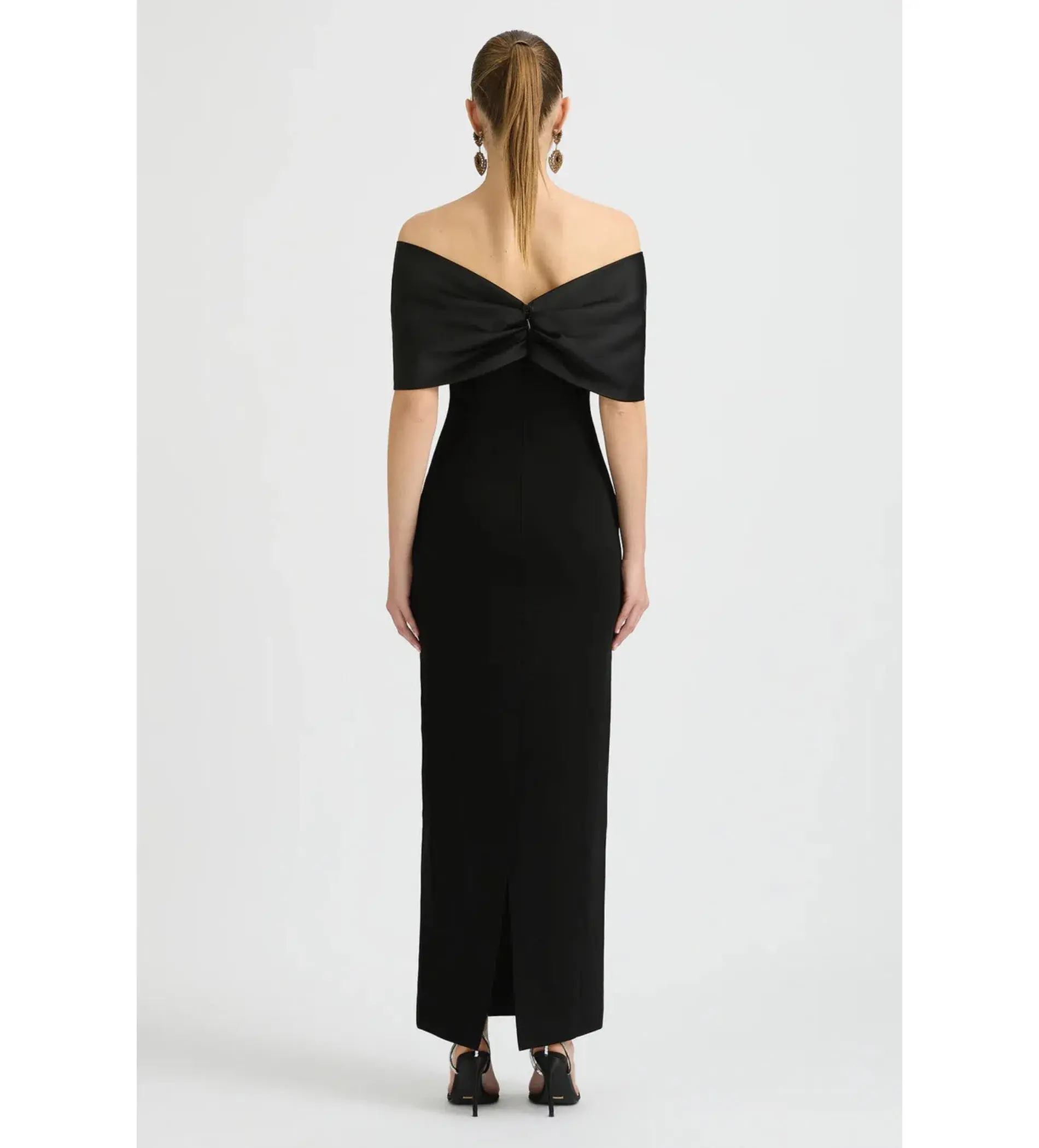 Sonya Moda Belluno Maxi Dress Black Size AU 14 - Image 3