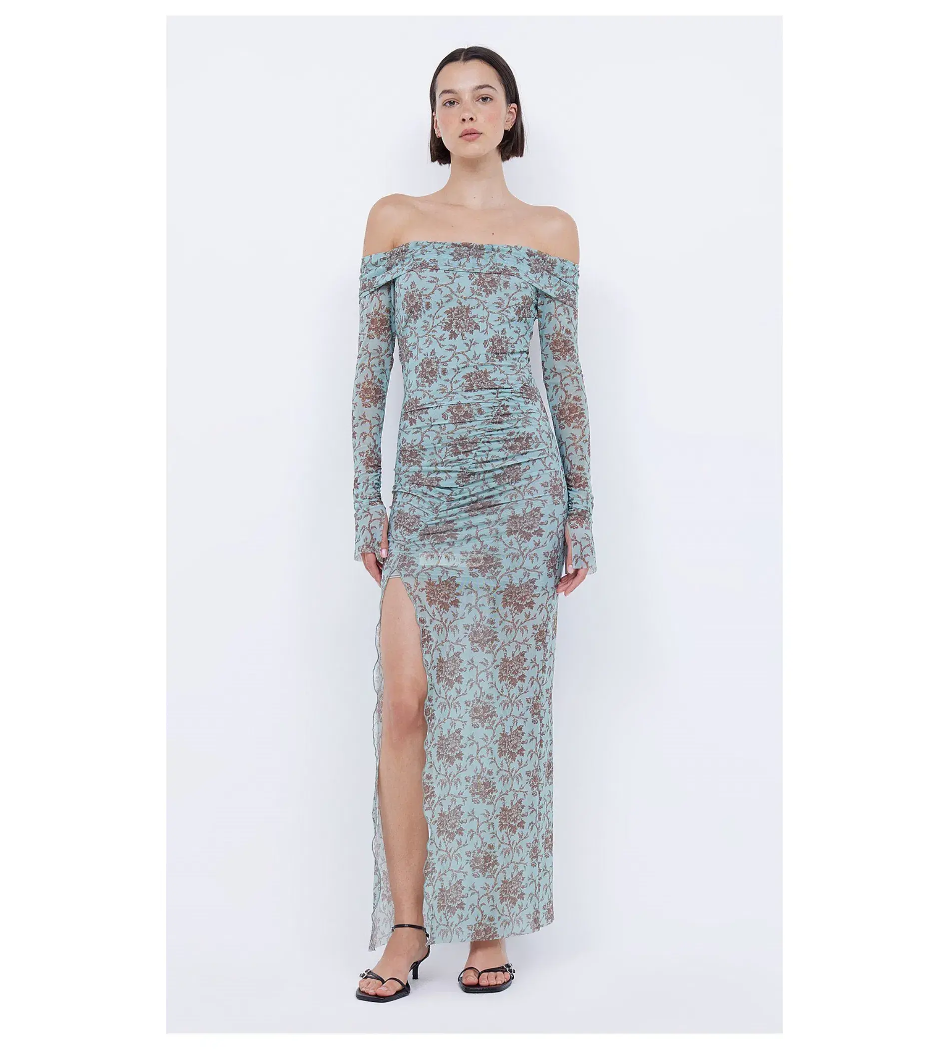 Bec and Bridge Twiggy Long Sleeve in Juniper Floral Size AU 10 - Image 1