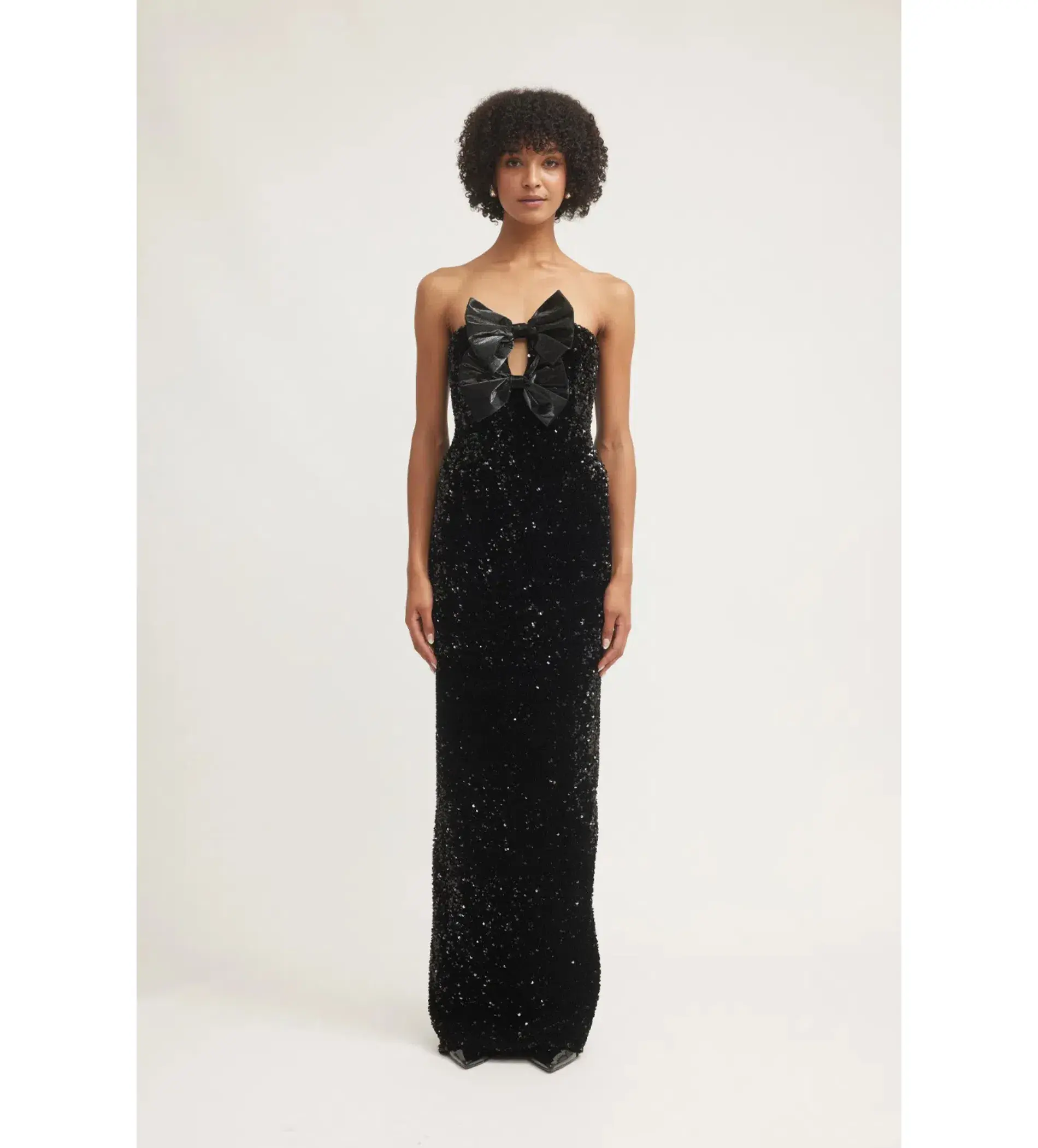 Tojha Harlynne Dress in Black Sequin Size 12 - Image 1