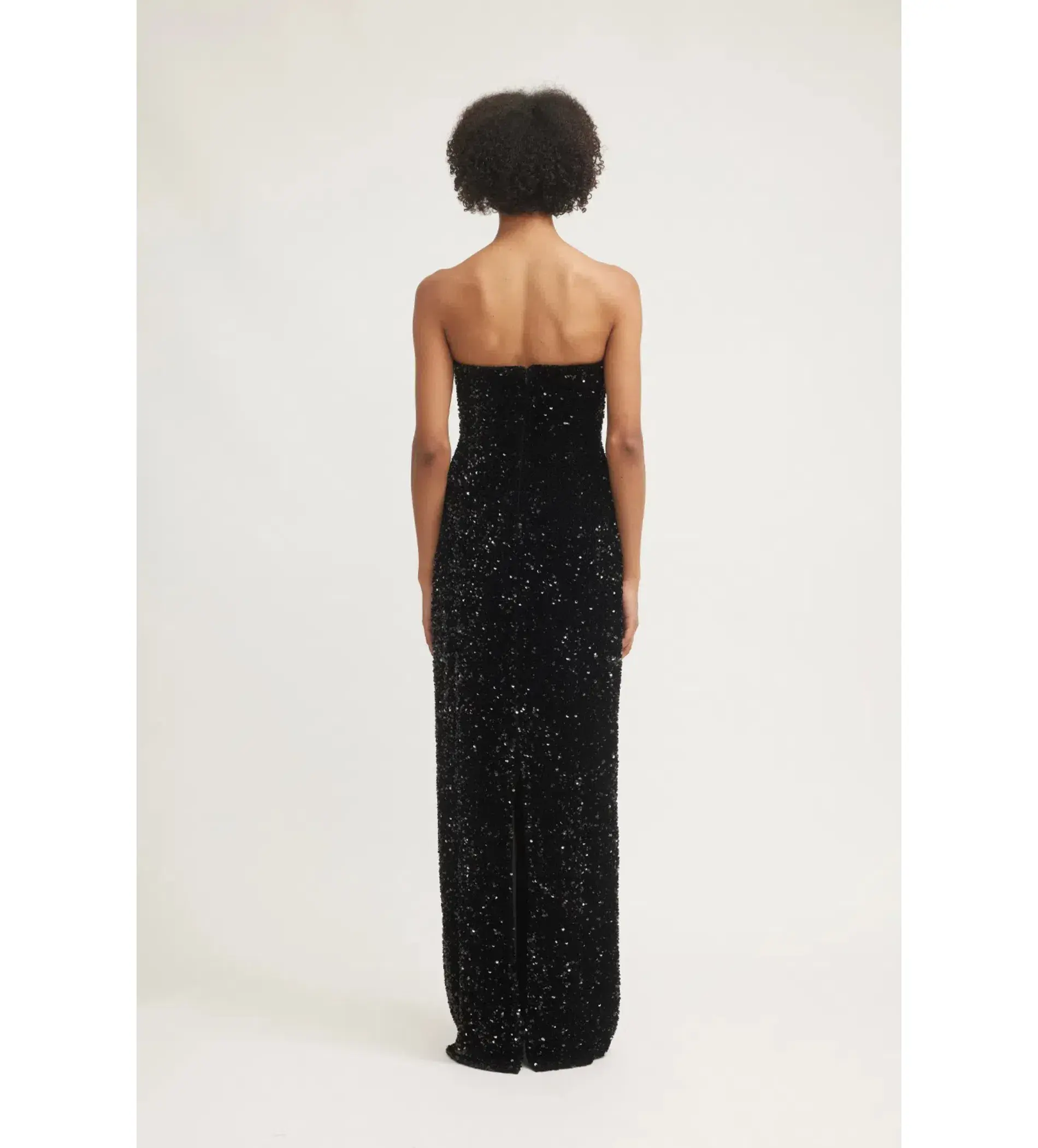 Tojha Harlynne Dress in Black Sequin Size 12 - Image 3