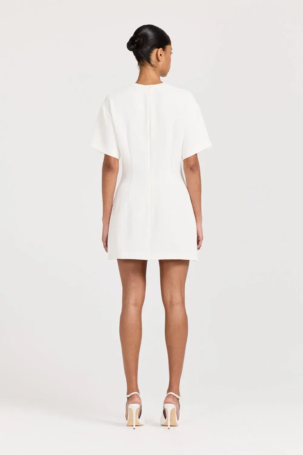 Henne Noa Mini Dress in White Size AU  10 - Image 2