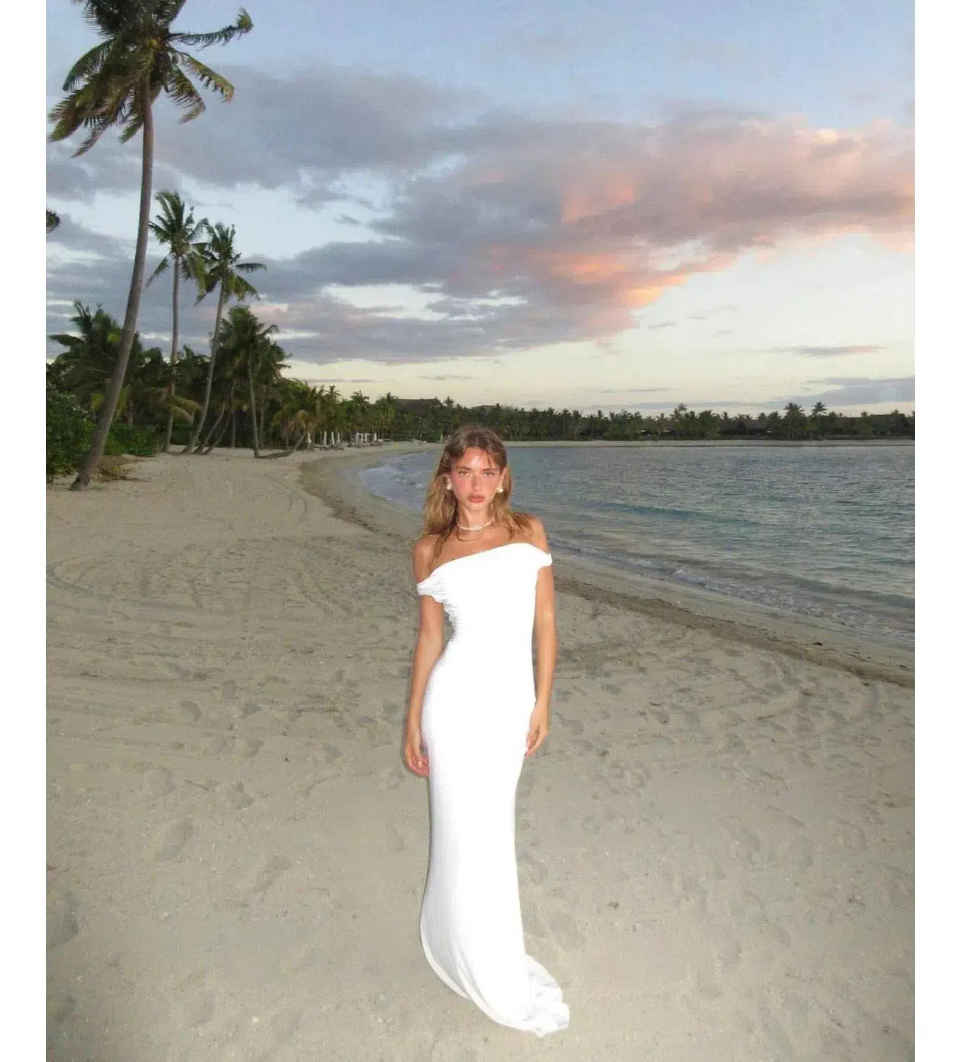 Natalie Rolt Bettina Gown In White Size 0/AU 6 - Image 3