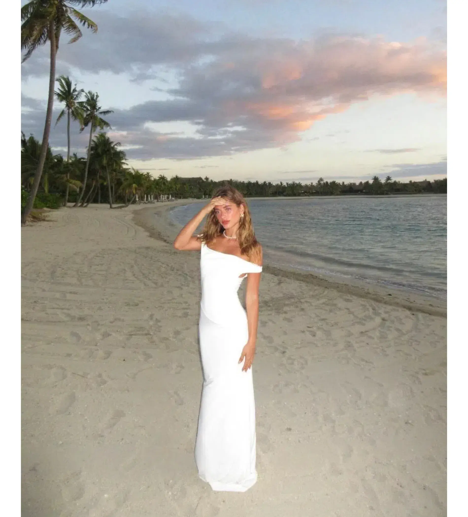 Natalie Rolt Bettina Gown In White Size 0/AU 6 - Image 1