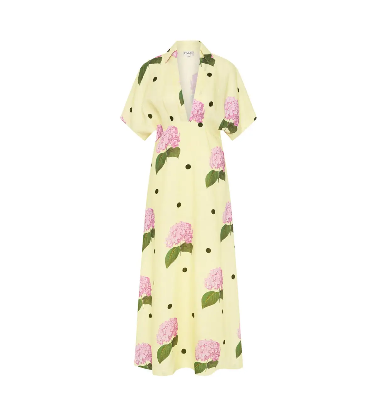 Palm Noosa Jasmine Dress Yellow Floral Size 8 - Image 5