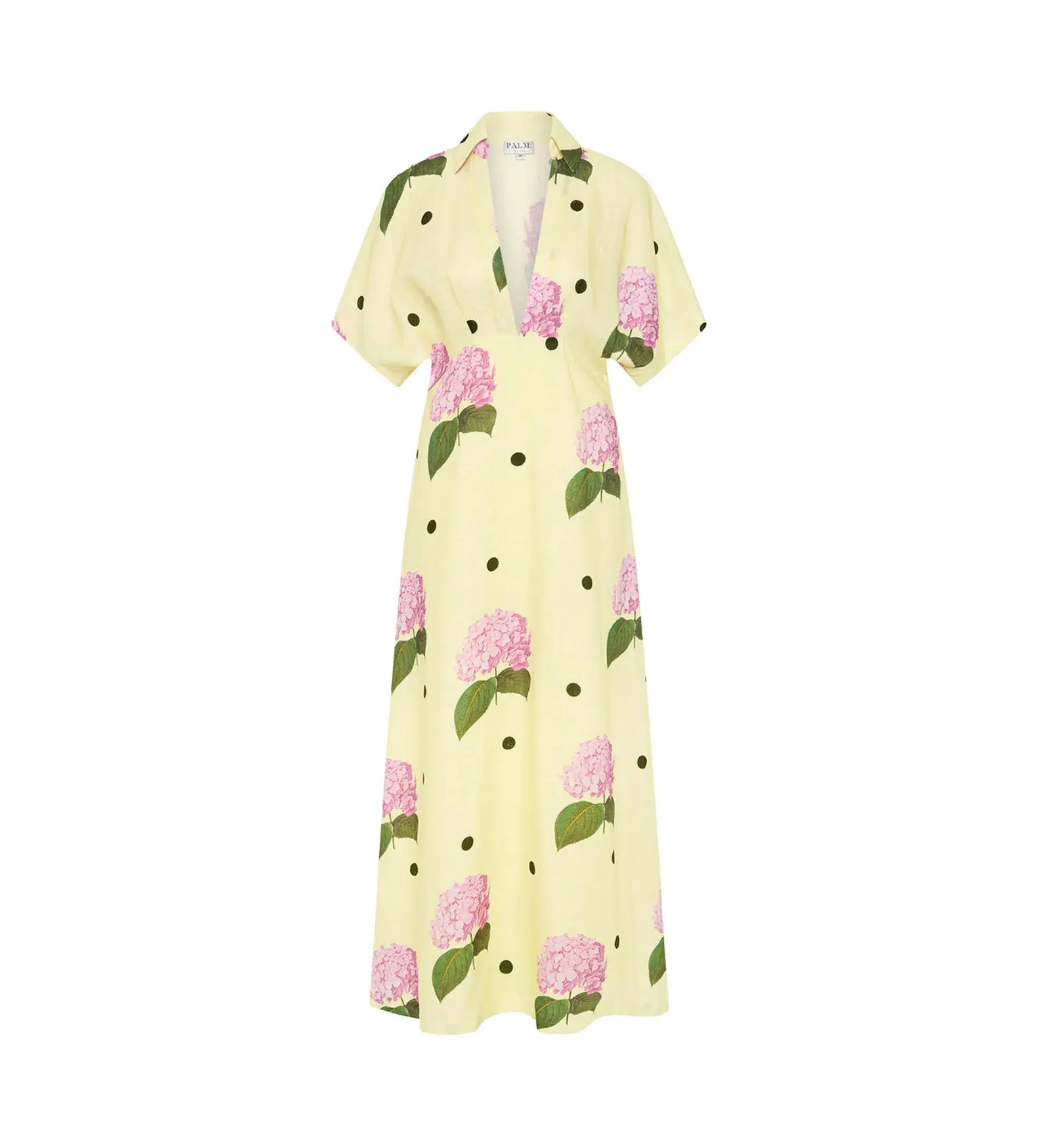 Palm Noosa Jasmine Dress Yellow Floral Size 8 - Image 5