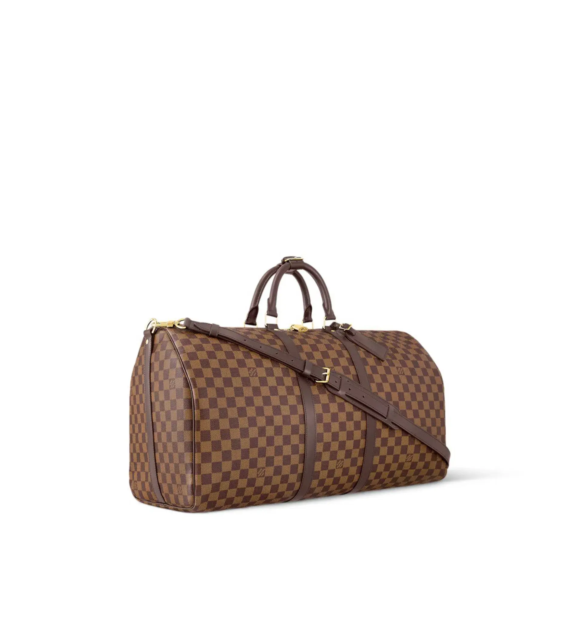 Louis Vuitton Keepall Bandoulière 55 in Damier Ebene - Image 2