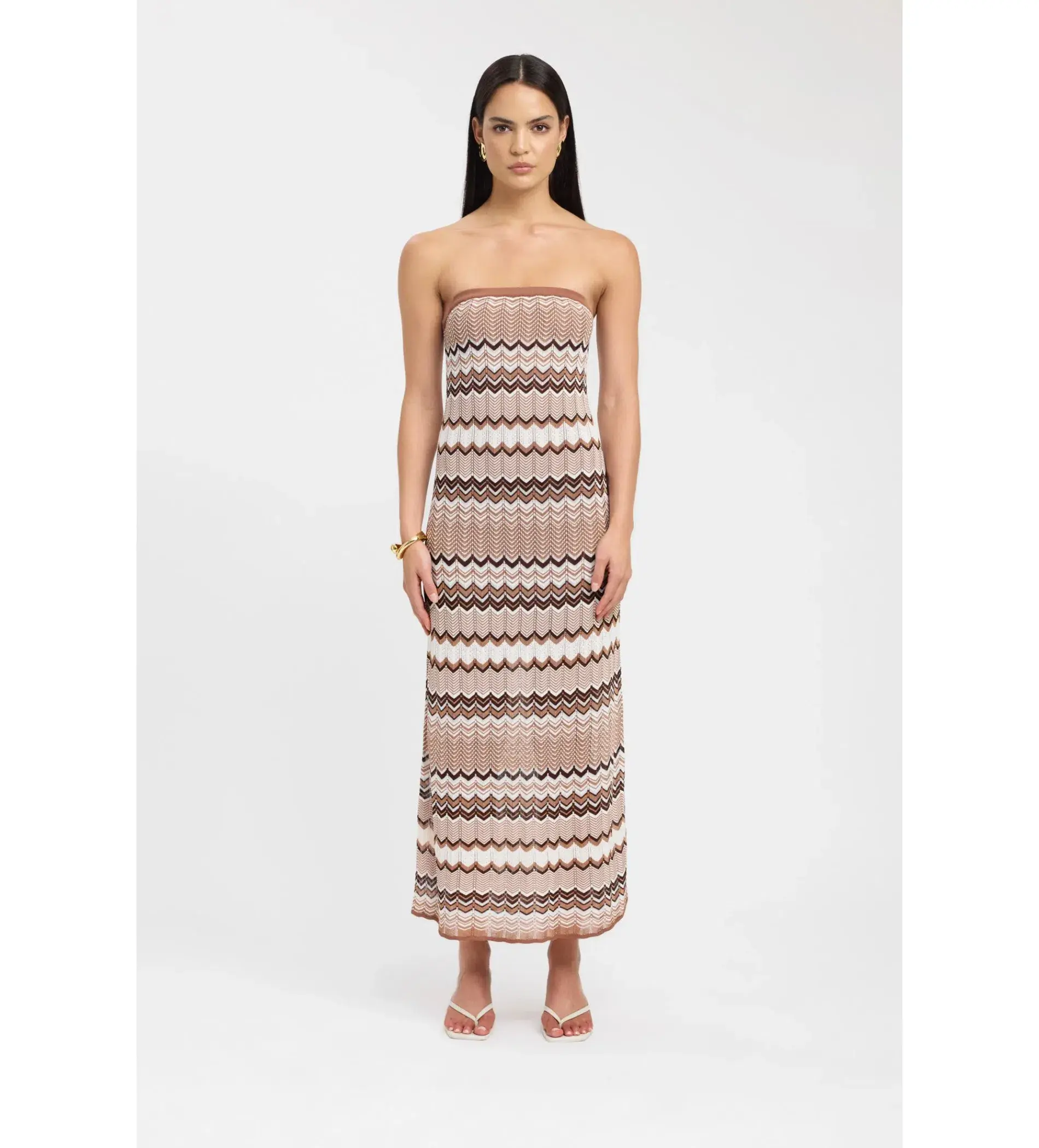 Kookai Eadie Maxi Dress in Brown Size 40/ AU 12 - Image 1