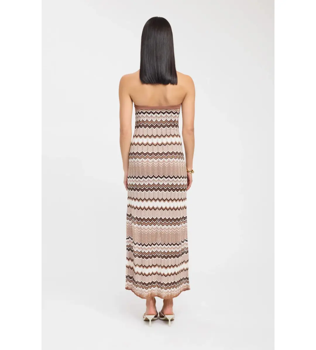 Kookai Eadie Maxi Dress in Brown Size 40/ AU 12 for rent on The Volte - main image