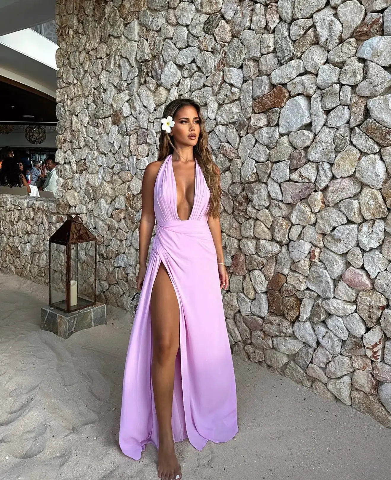 Calia Collection Antonia Maxi Dress Soft Pink Size XS/AU 6 - Image 2