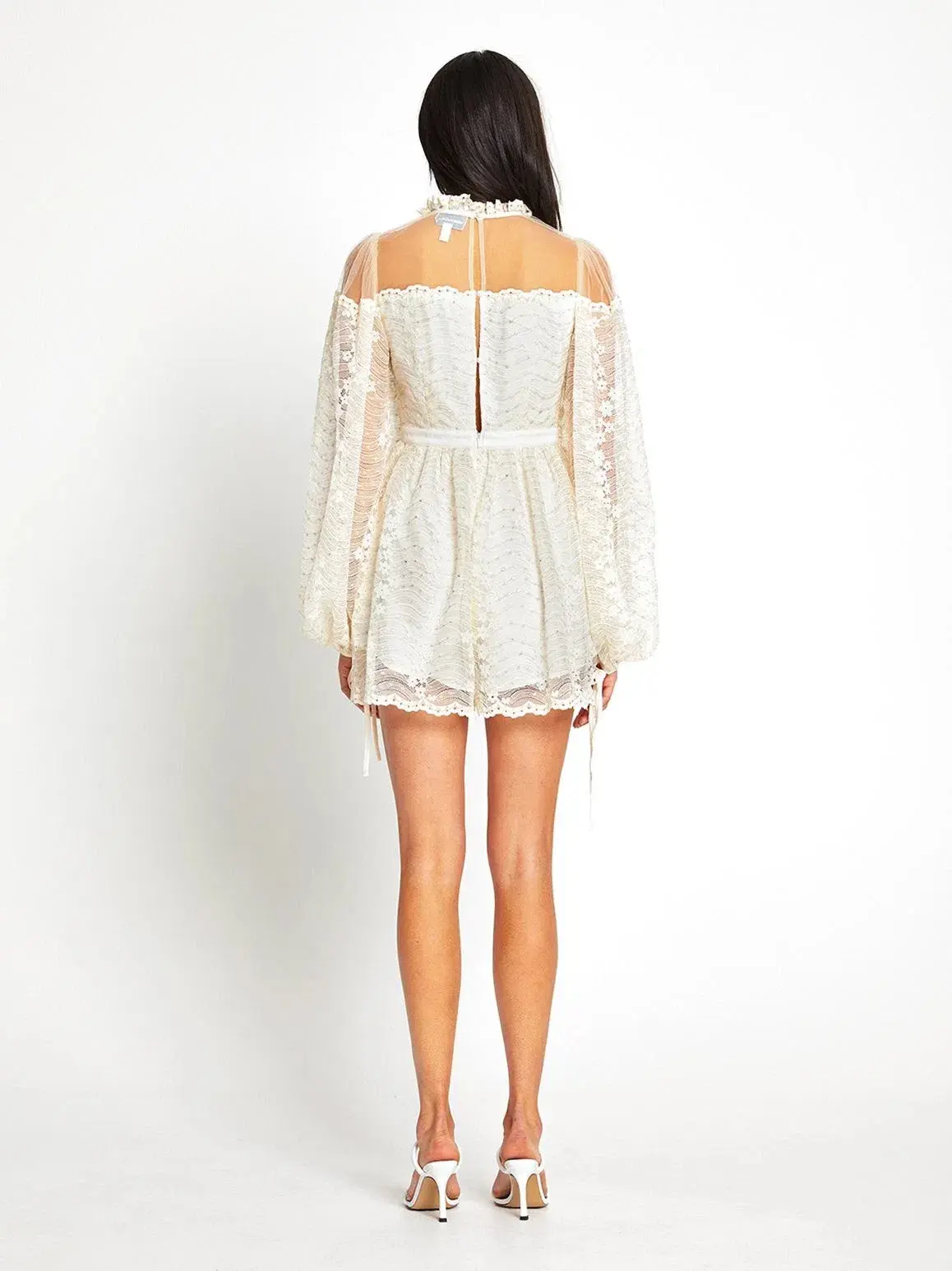 Alice McCall Moonstruck Playsuit Creme Size 8 - Image 3