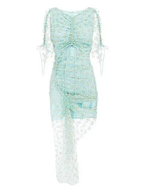 Alice McCall Stardust Midi Dusty Peppermint Dress Size AU 8 - Image 3
