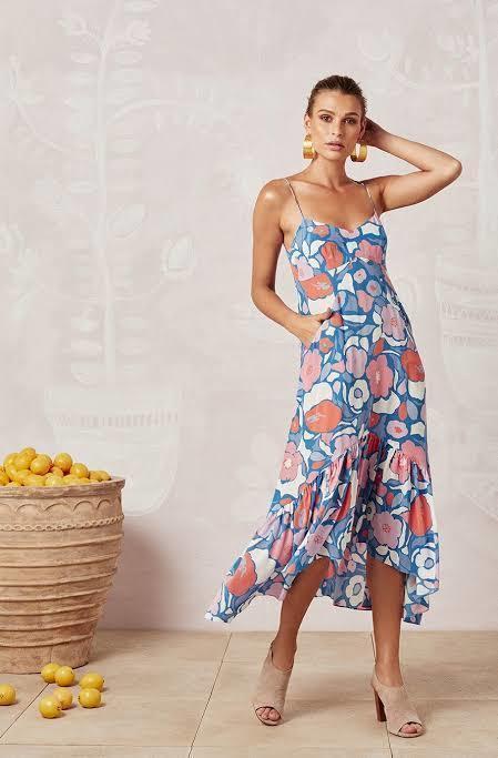 Mister Zimi Bellflower Winnie Silk Dress Size 10 - Image 1