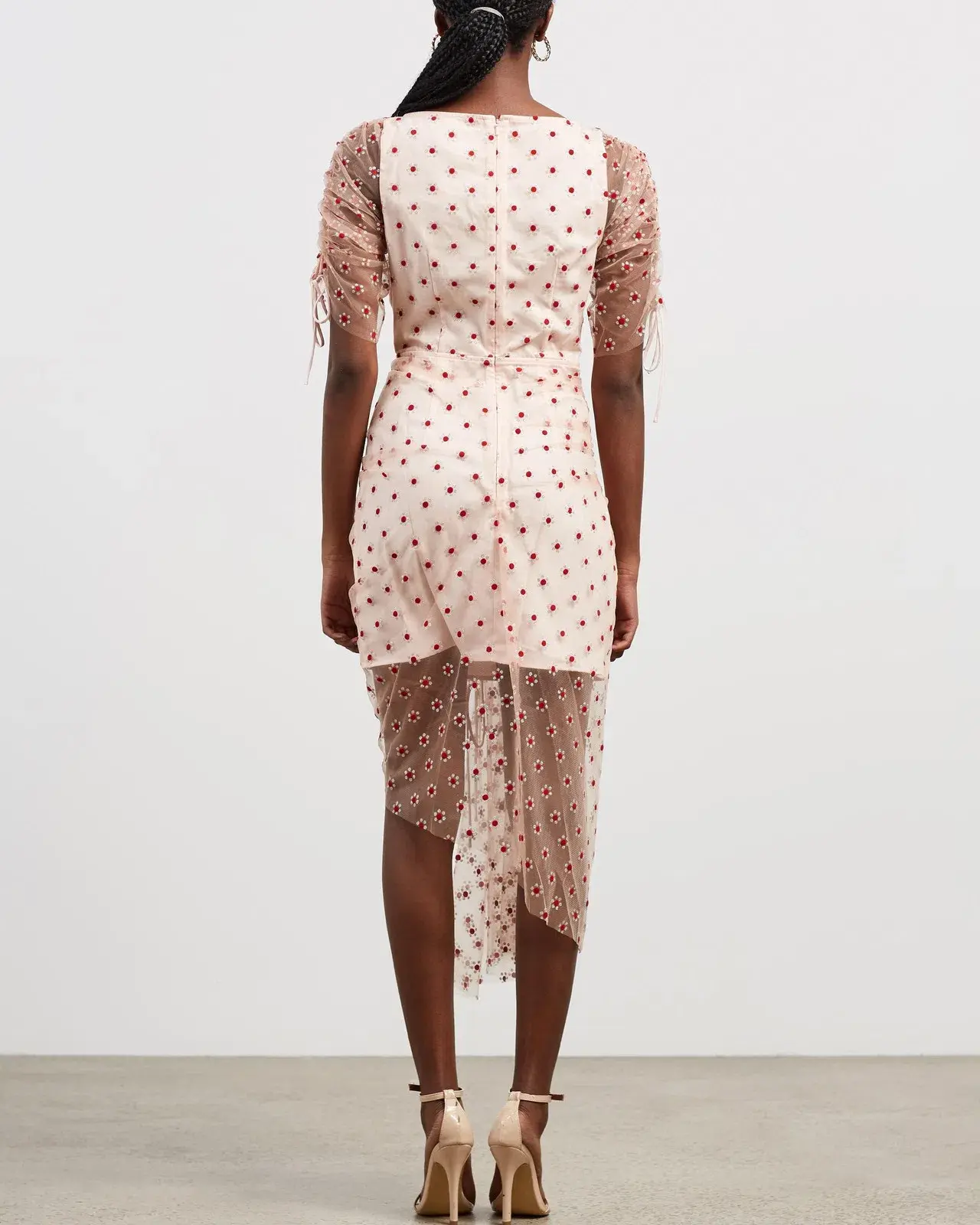 Alice McCall Stardust Mini Dress Blush Multi Size 8  - Image 3