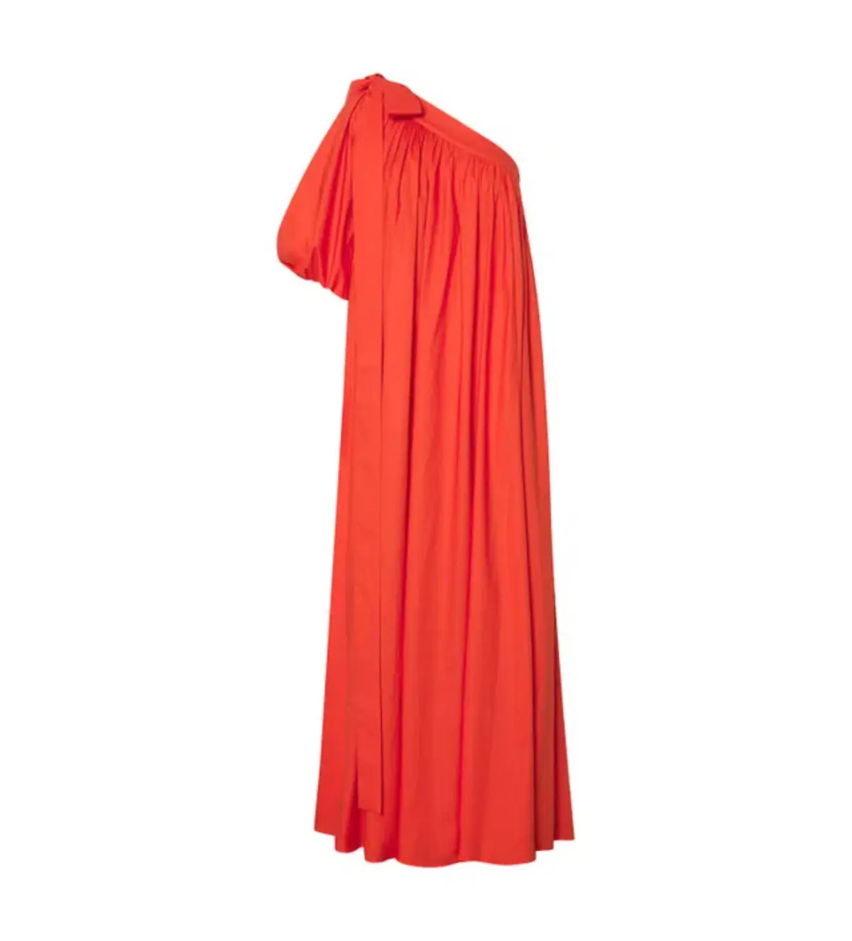 Oroton One Shoulder Maxi Dress True Red Size AU 14 - Image 4
