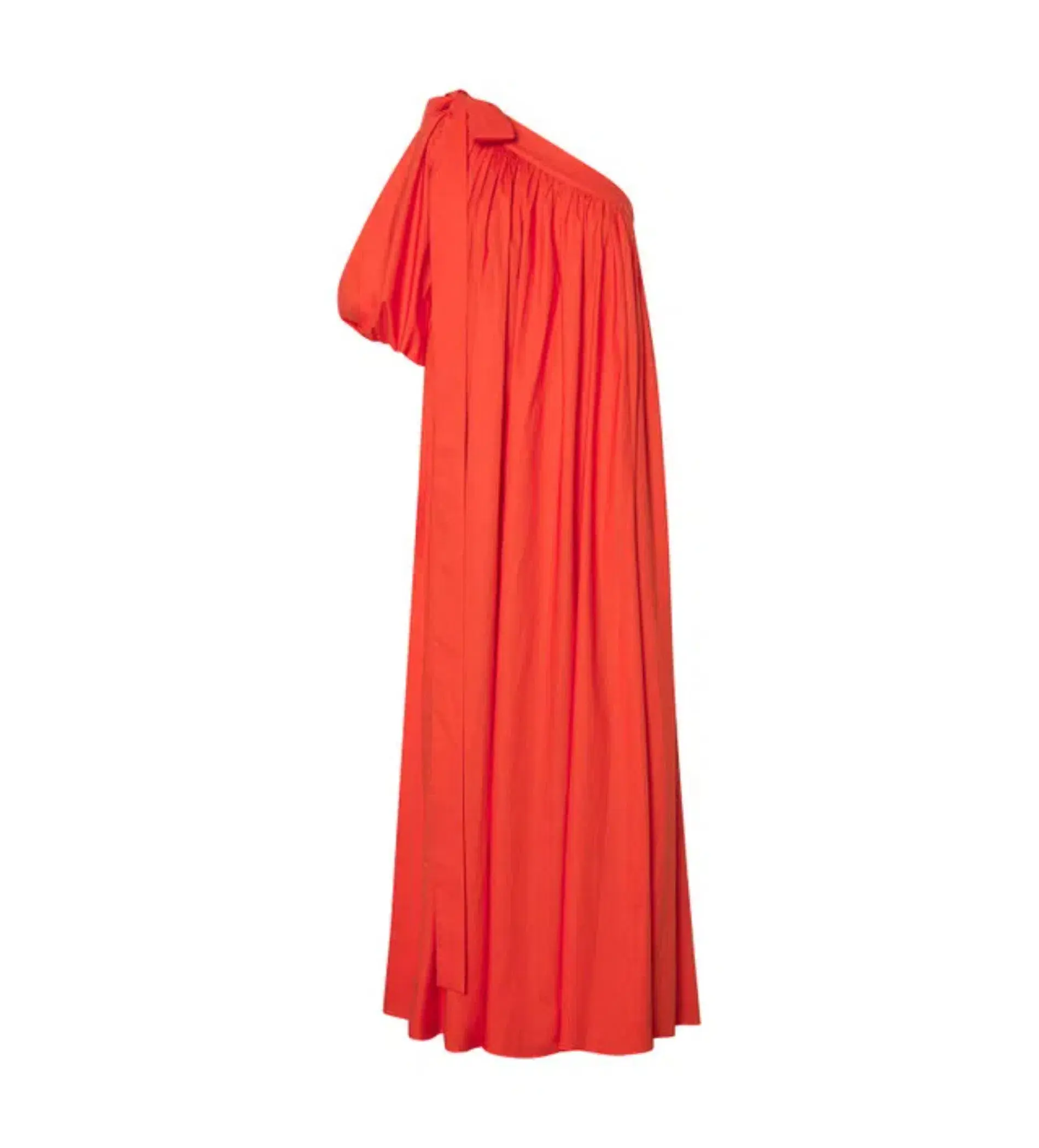 Oroton One Shoulder Maxi Dress True Red Size AU 14 - Image 4