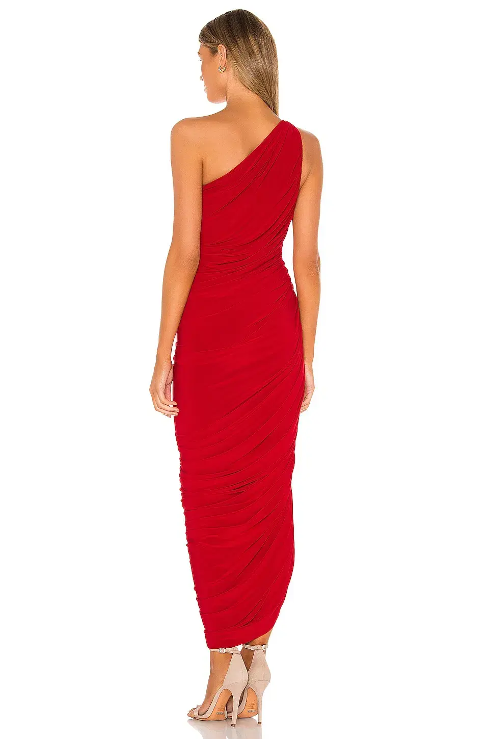 Norma Kamali Diana Gown Red Midi Size Size M / AU 10 - Image 2
