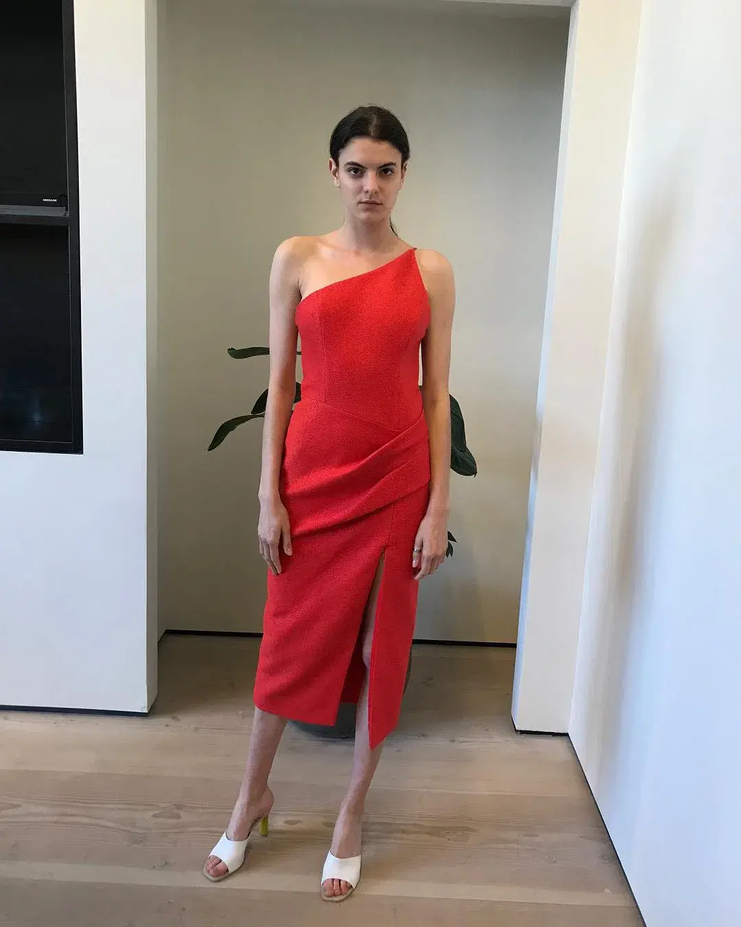 Manning Cartell Marvelous Creations Midi Dress Red Size M/AU 10 - Image 1