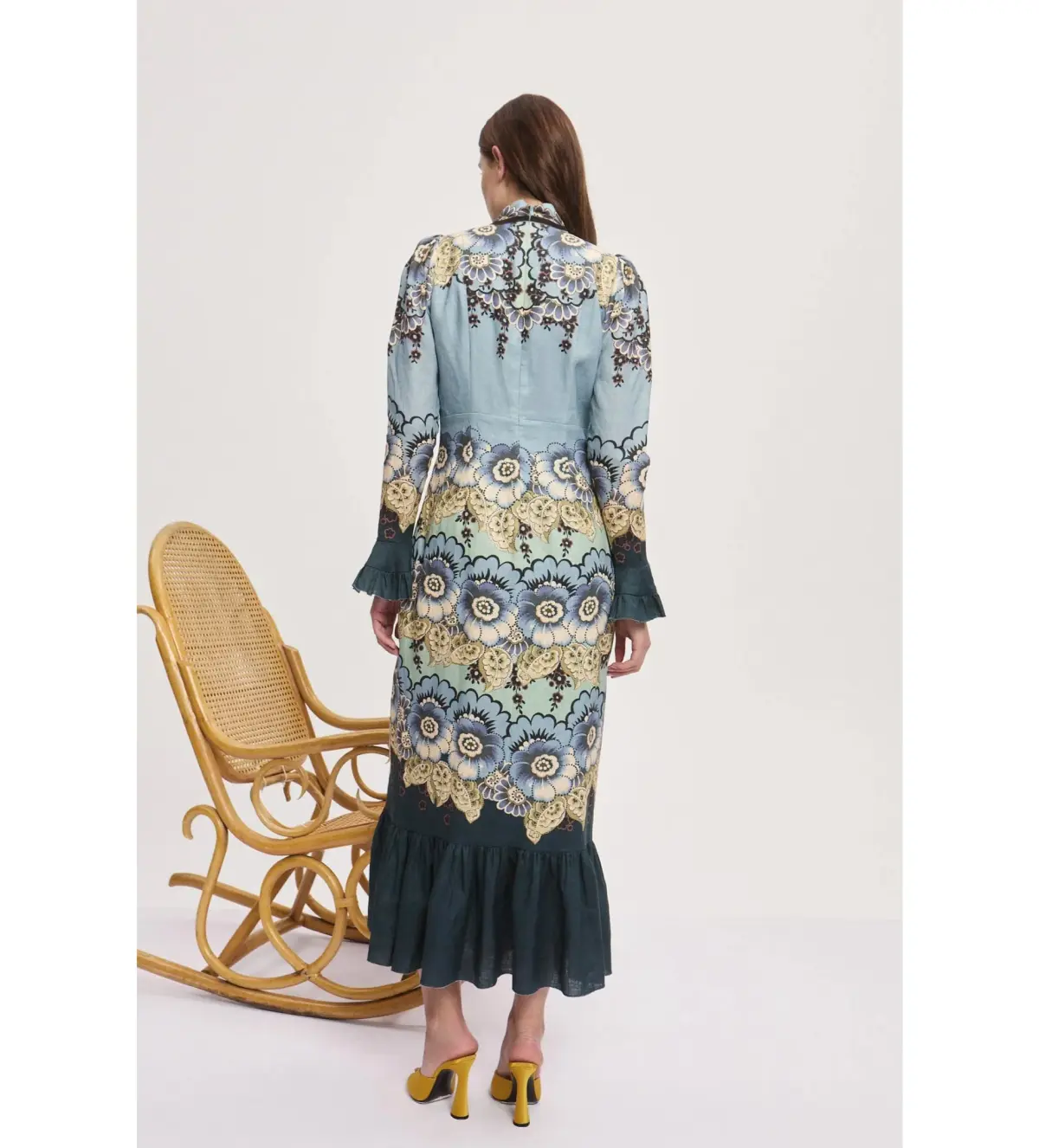 Alemais Madalena Midi Dress in Multi Size 10 - Image 3