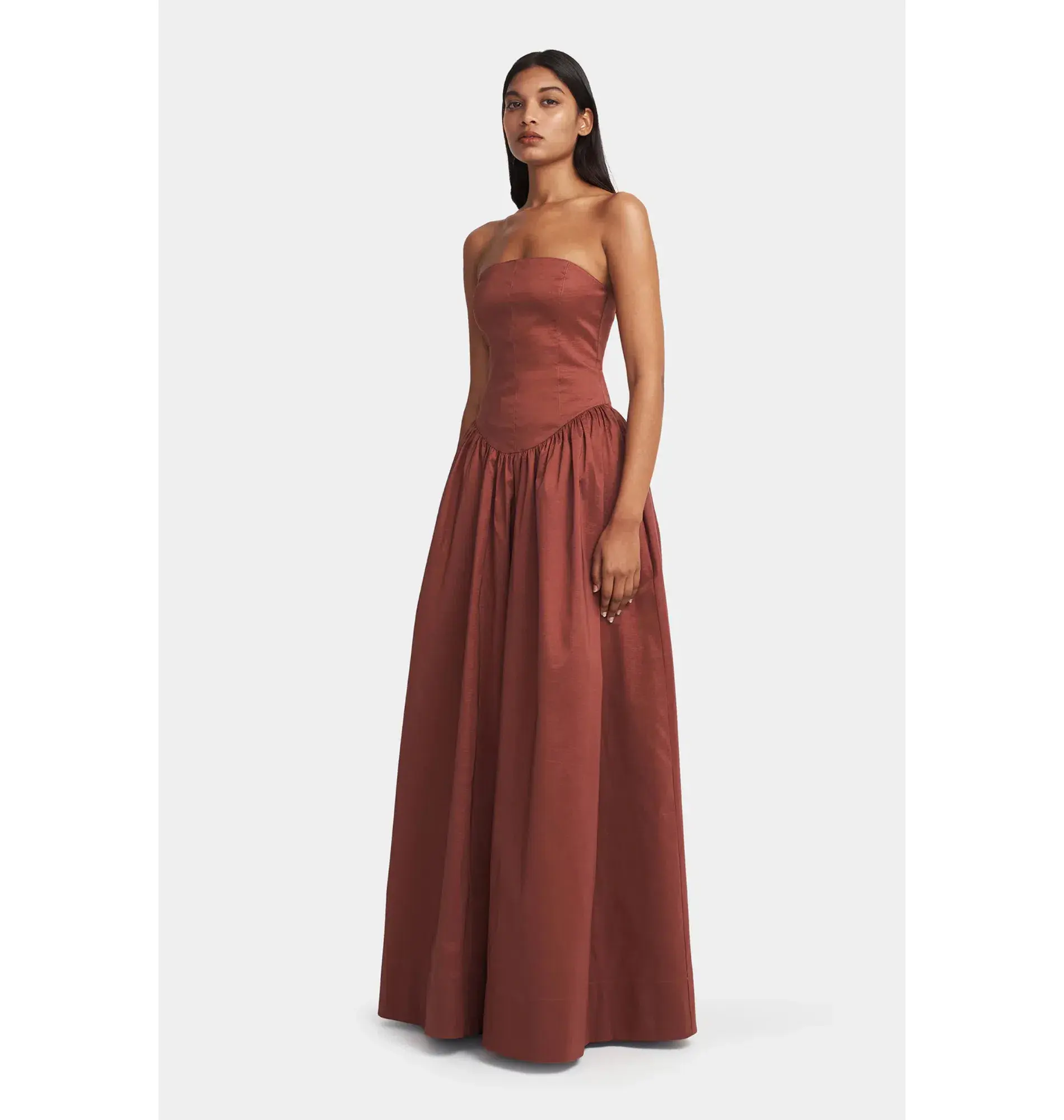 Hansen & Gretel Audrey Gown Pinot Size S / AU 8 - Image 3