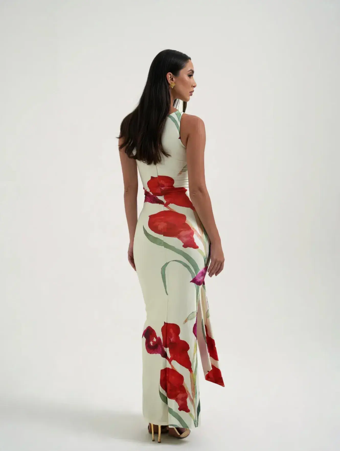 Sydney Lane Skye Wrap Maxi Dress Print Size S / AU 8 - Image 4