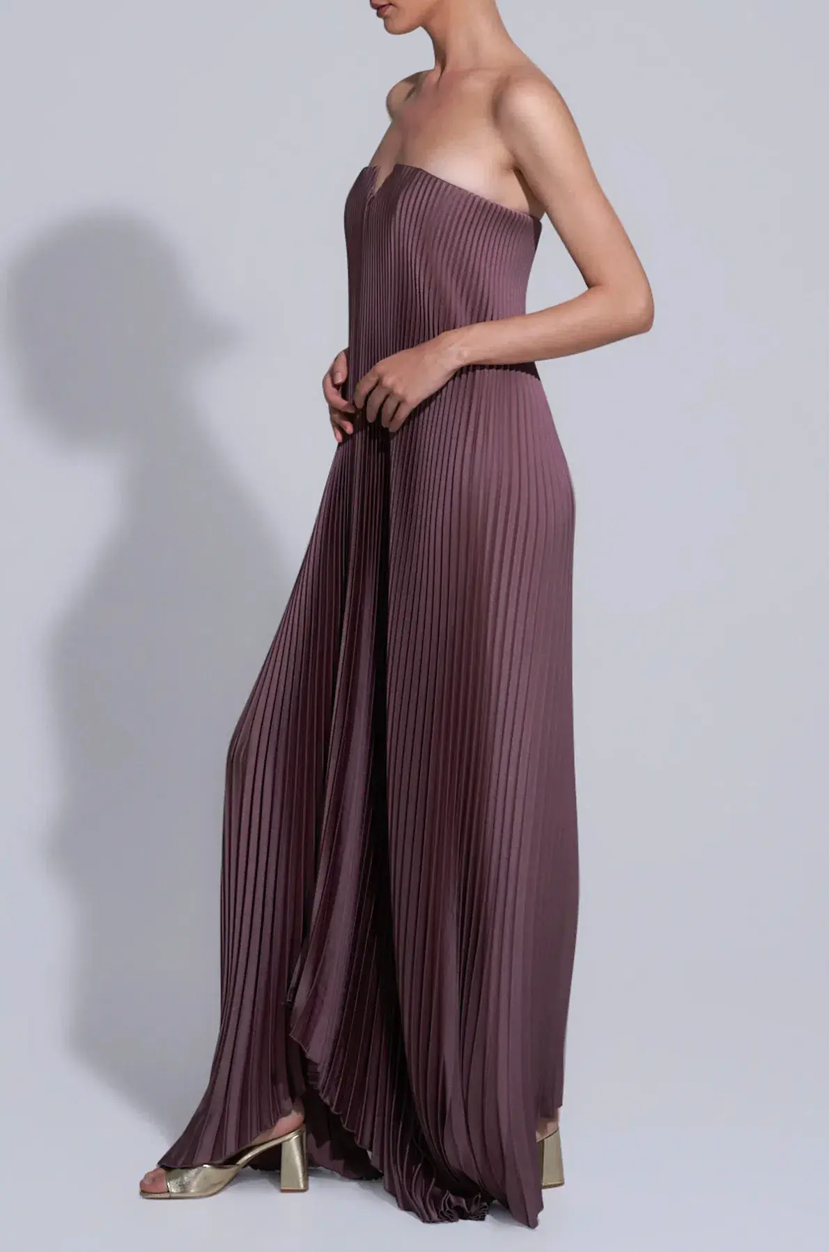 L'Idée black Tie Gown Chocolate Size S / AU 8 - Image 2
