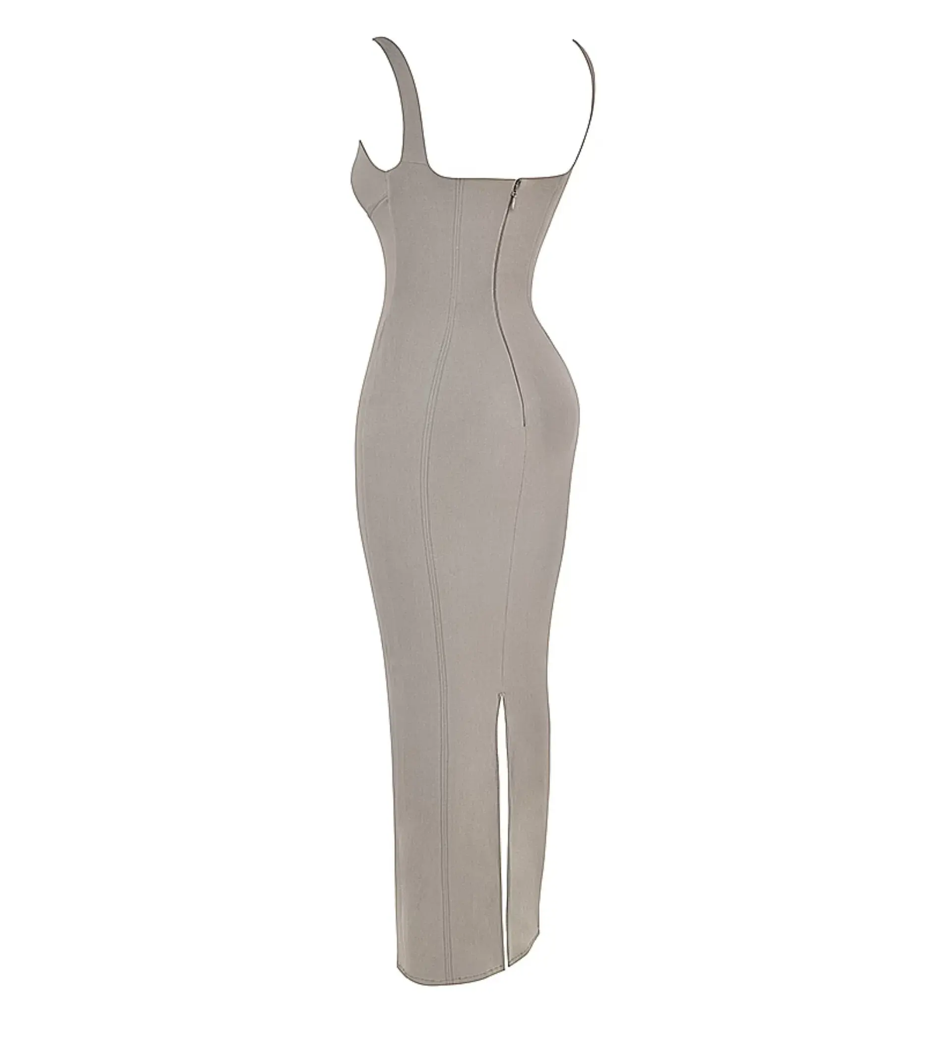 House of CB Rea Body Con Dress in Smoke Size 10 - Image 5