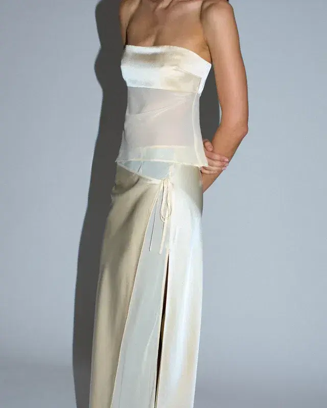 Ownley Ricky Midi Set Buttercream Size S / AU 8  - Image 3