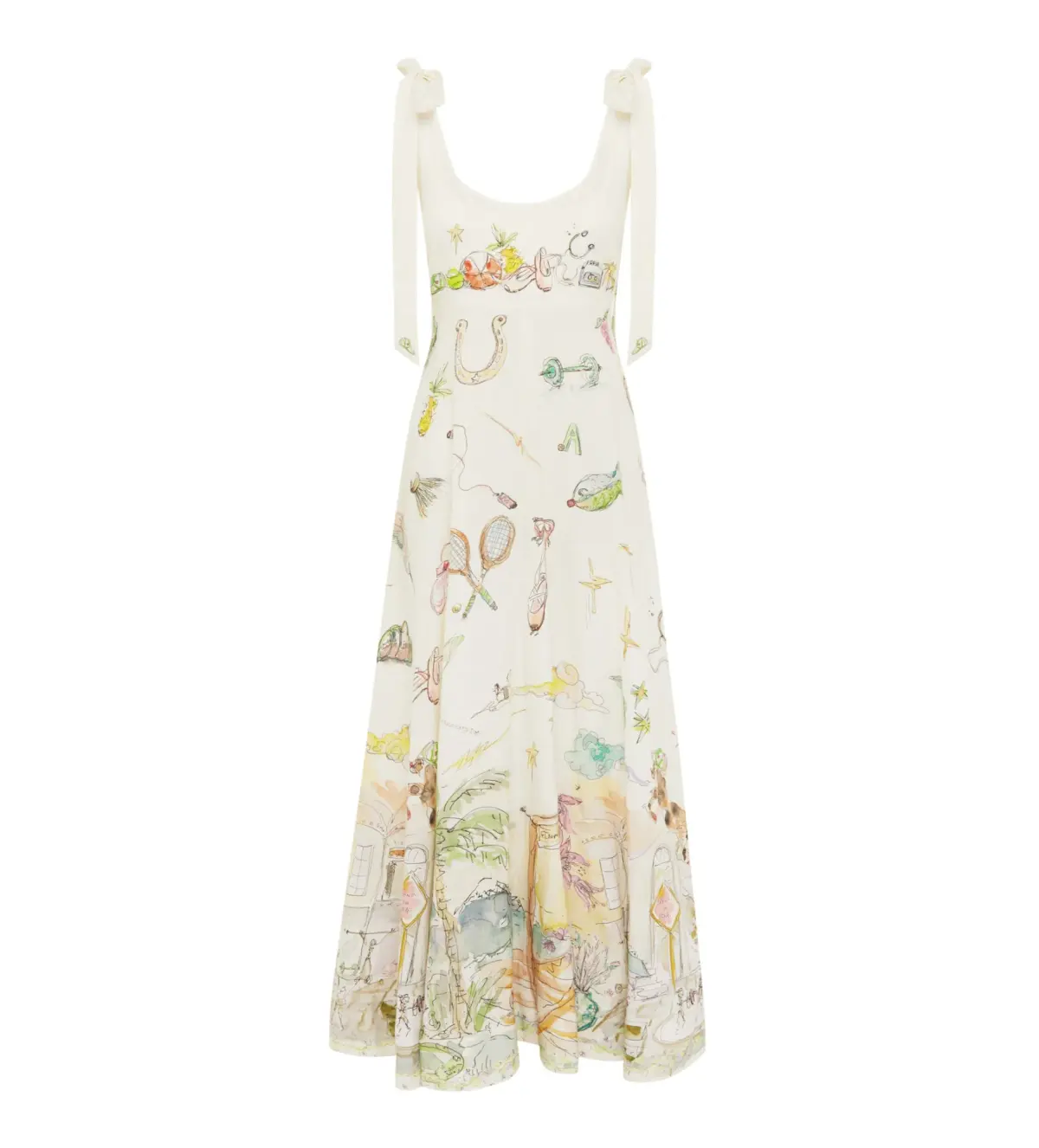 Alemais Anouk Ballet Sundress in white Size AU 16 - Image 4