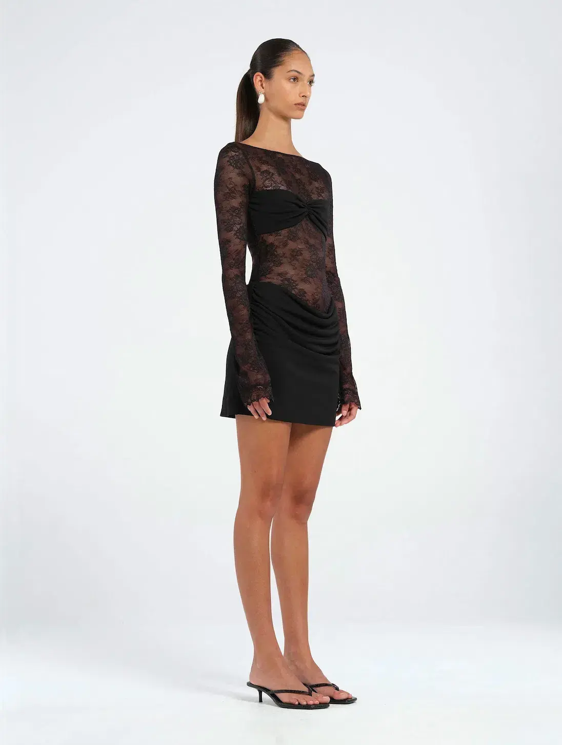 Benni Oskar Mini Dress Black Size 8 / AU 8 - Image 2