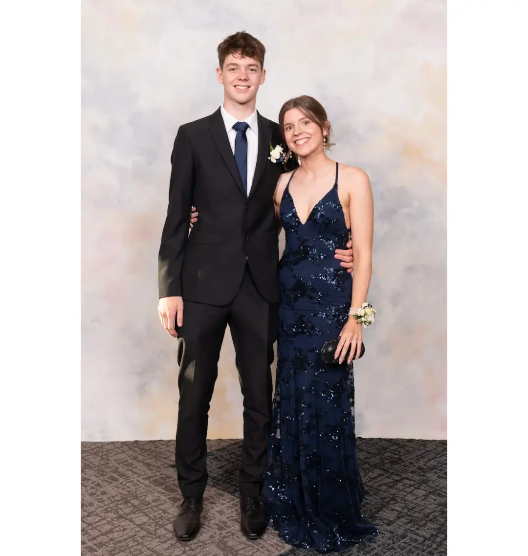 Jadore Sequin Formal Dress Navy Blue Size S / AU 8 for rent on The Volte - main image