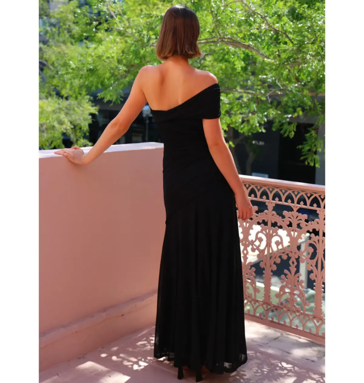 By Nicola Fiesta Maxi Dress Black Size 12 - Image 2