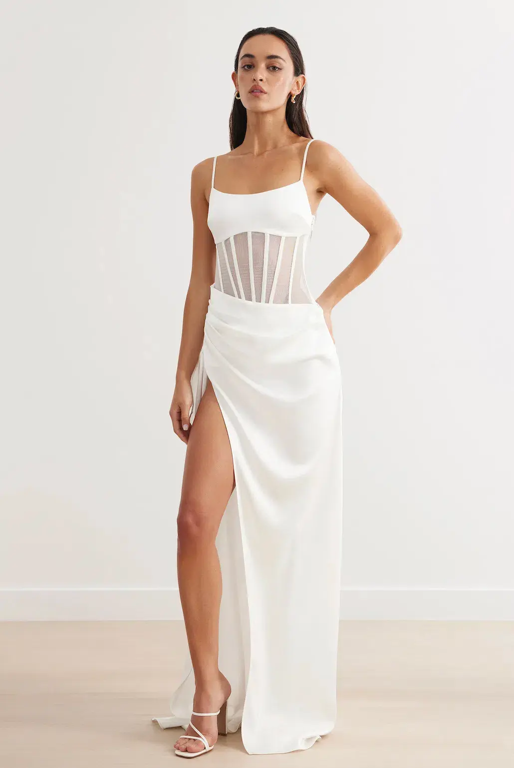 Studio Minc Studio Lexi Estelle Maxi Dress White Size 10 - Image 1