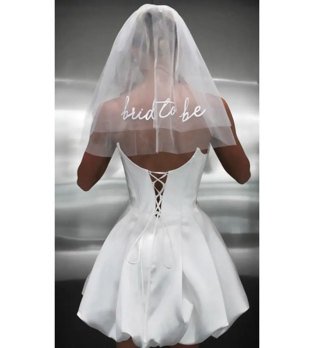Studio Minc Lush Mini Dress White Size 6 for rent on The Volte - main image