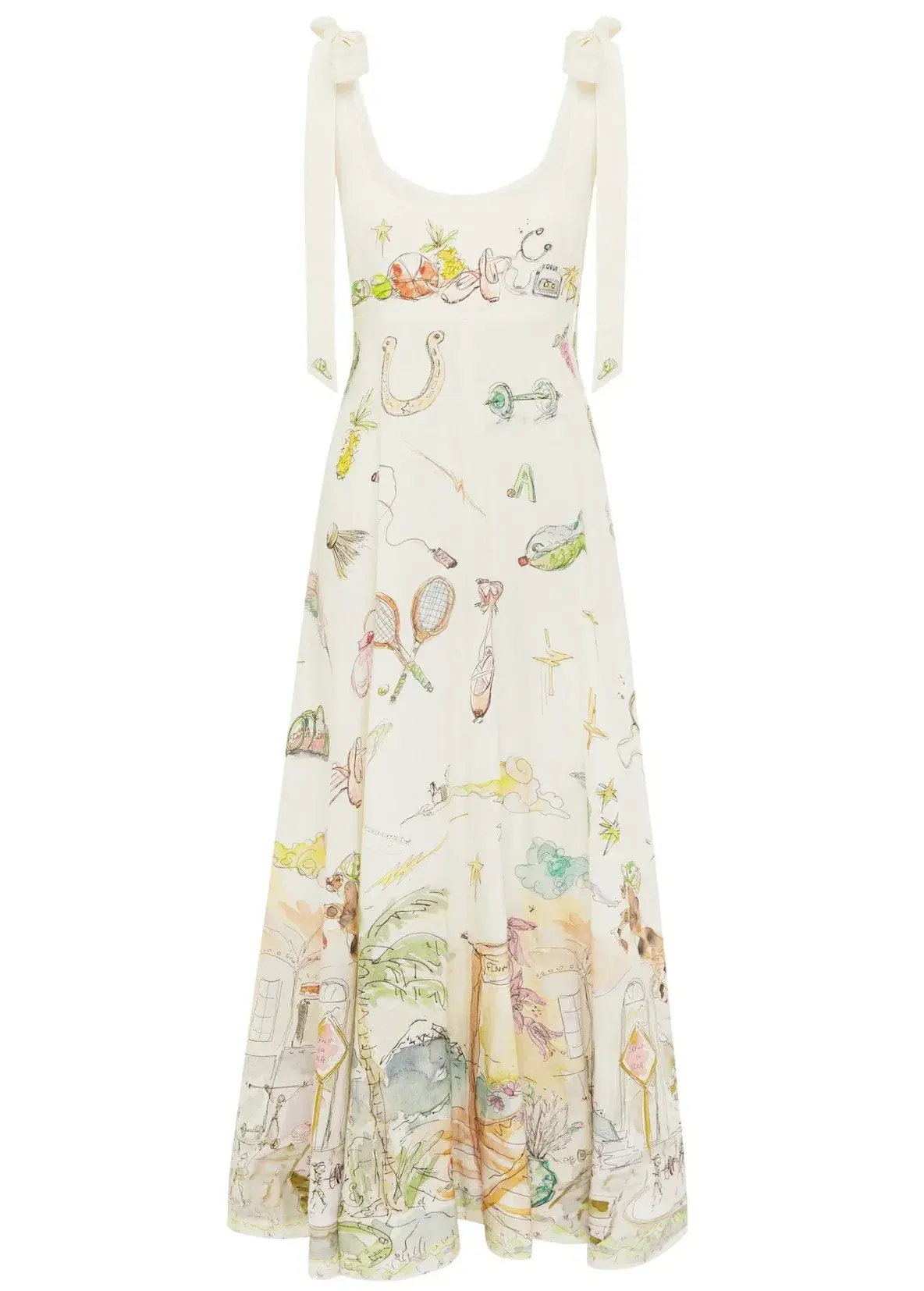 Alemais Anouk Ballet Sundress White Size AU 8 - Image 4