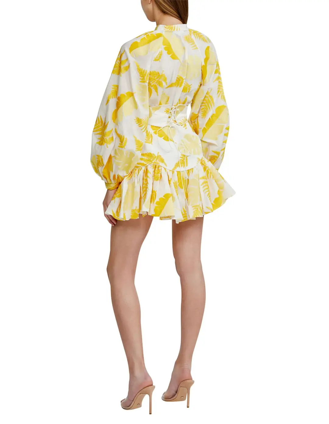 Acler Bastia Mini Yellow Floral Print 10 for rent on The Volte - main image