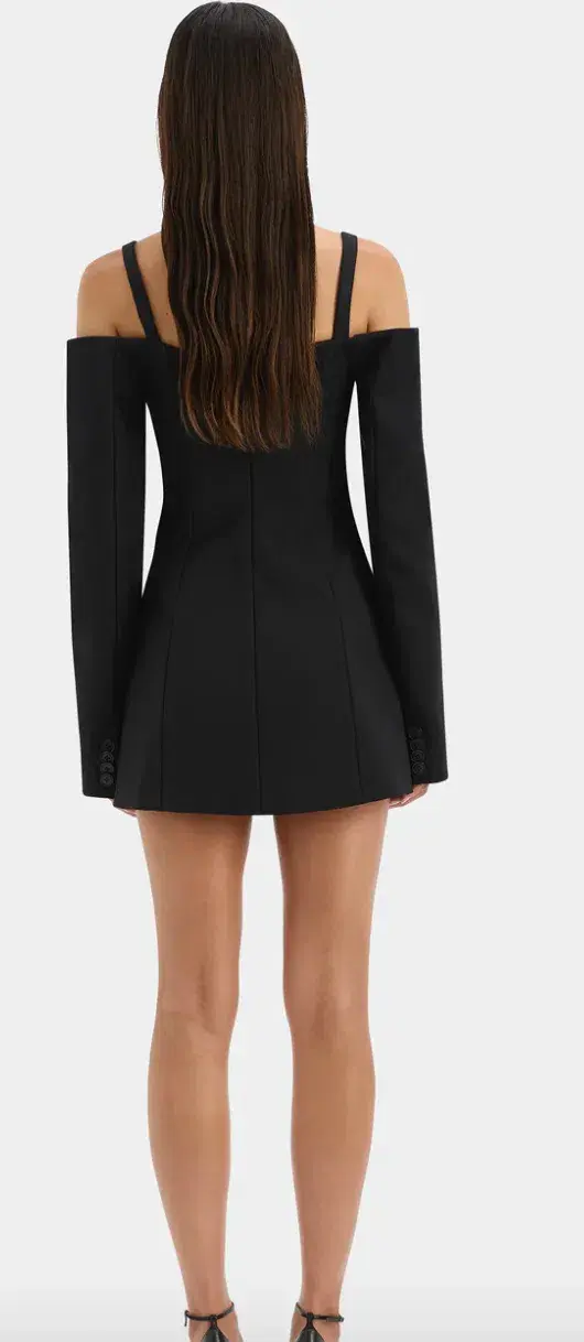 Sir the Label Sandrine Long Sleeve Mini Dress Black Size 8 - Image 4