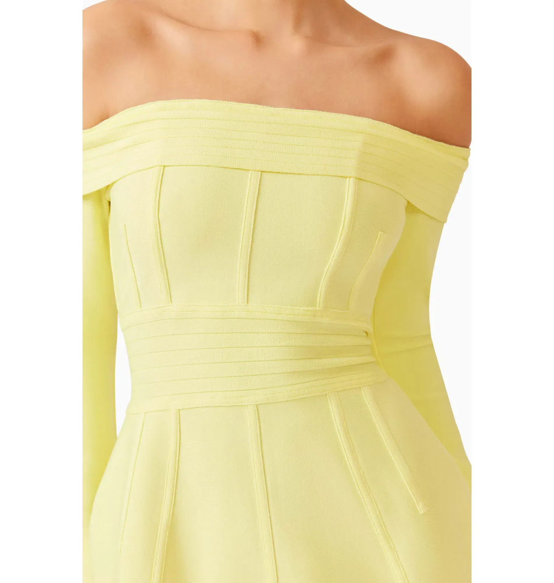Elliatt Katlyn Mini Dress Yellow Size AU 10 - Image 4