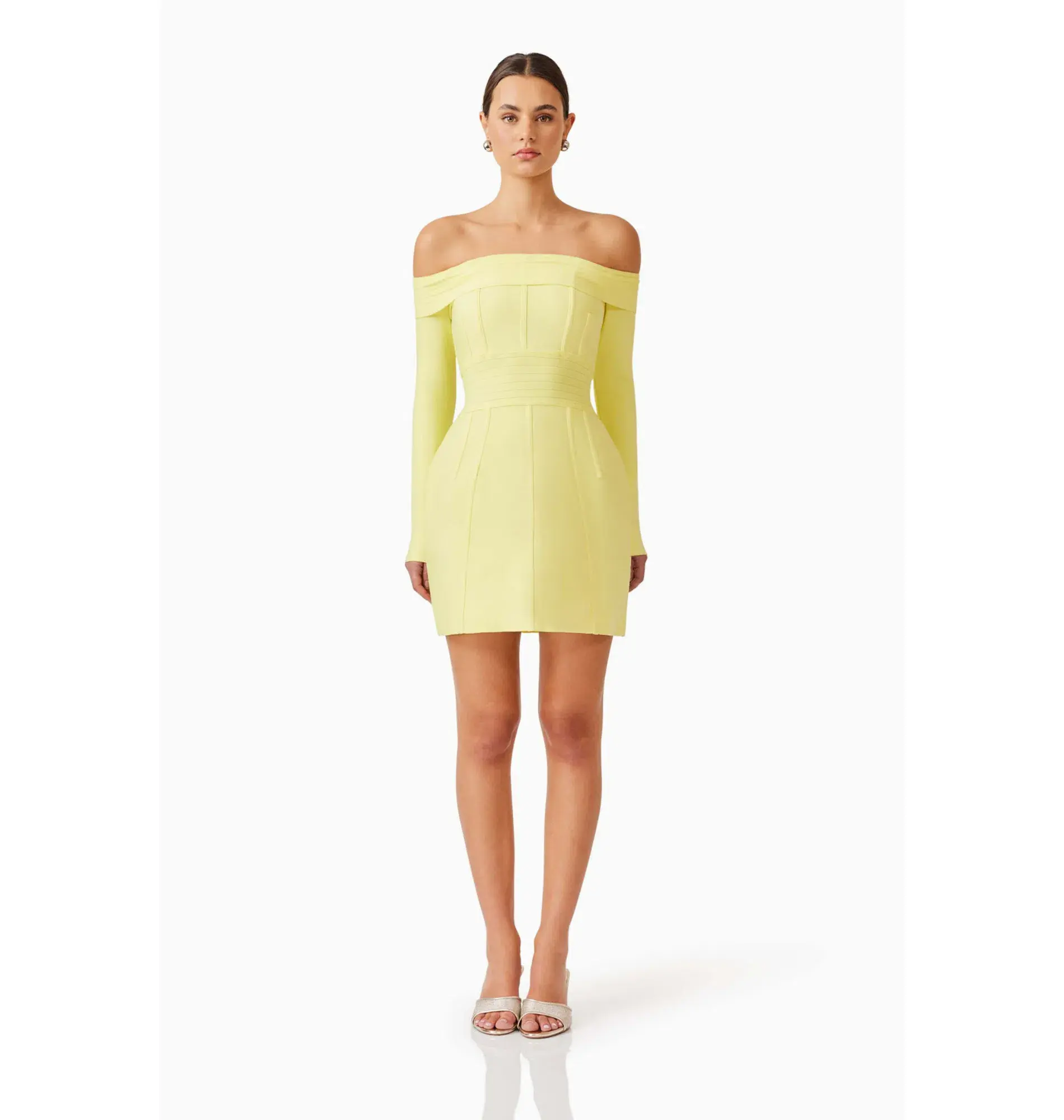 Elliatt Katlyn Mini Dress Yellow Size 6  - Image 1